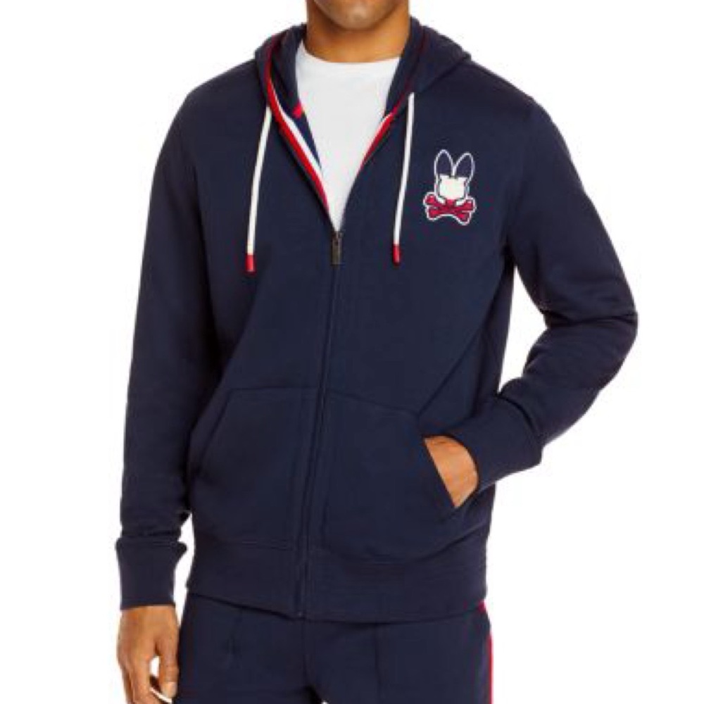 PSYCHO BUNNY ZIP HOODIE